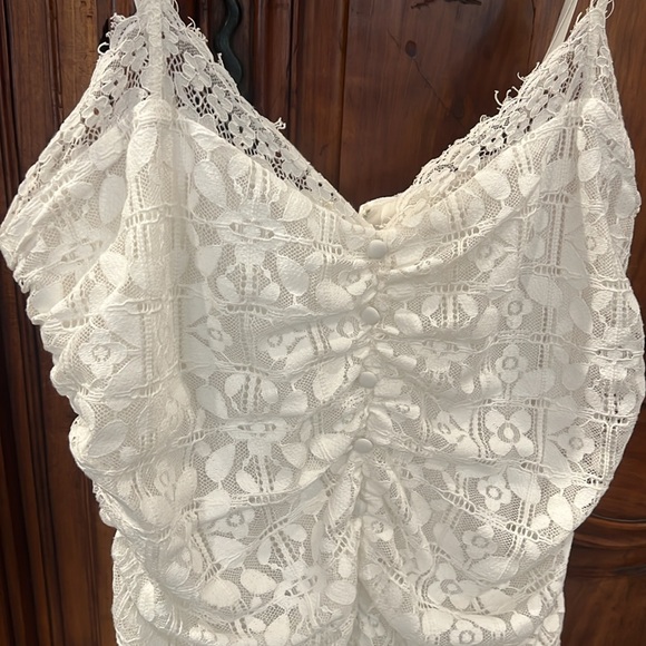 For Love & Lemons | Revolve off white mini dress - Picture 3 of 10